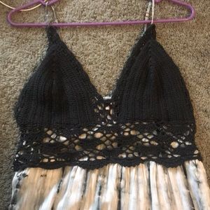 COPY - Crochet top maxi dress